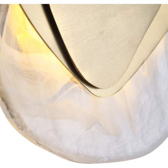 SL6123.301.01 Светильник настенный ST-Luce Латунь/Прозрачно-белый LED 1*7W 4000K MUSE SL6123.301.01 Светильник настенный ST-Luce Латунь/Прозрачно-белый LED 1*7W 4000K MUSE