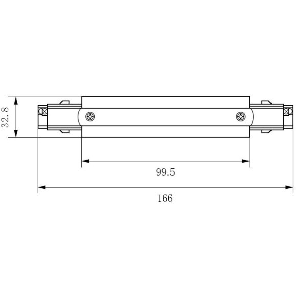 Прямой соединитель трехфазных шинопроводов Maytoni TRA005C-31B Прямой соединитель трехфазных шинопроводов Maytoni TRA005C-31B