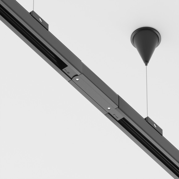 Прямой соединитель трехфазных шинопроводов Maytoni TRA005C-31B Прямой соединитель трехфазных шинопроводов Maytoni TRA005C-31B