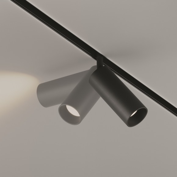 TR032-4-12W3K-S-DS-B Трековый магнитный SMART (App, Bluetooth Mesh, Алиса) светодиодный светильник Maytoni Exility CRI90+ 2700-6000К 900Лм 36° 12Вт