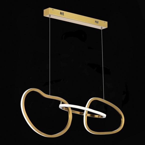 SL6505.203.26 Светильник подвесной ST-Luce Золотистый/Золотистый LED 1*26W 4000K ABRA SL6505.203.26 Светильник подвесной ST-Luce Золотистый/Золотистый LED 1*26W 4000K ABRA