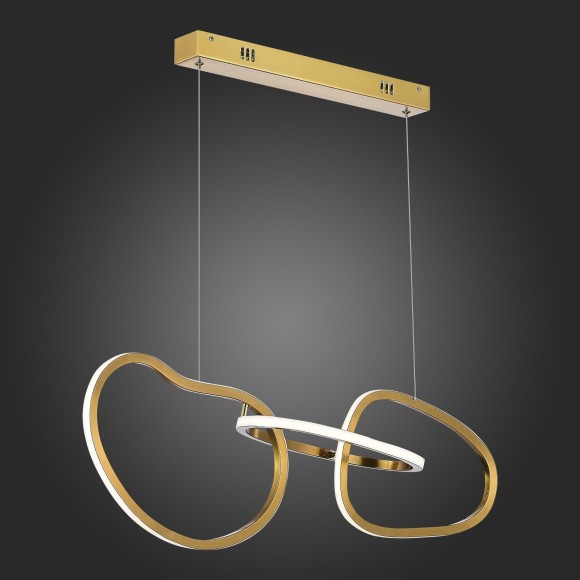 SL6505.203.26 Светильник подвесной ST-Luce Золотистый/Золотистый LED 1*26W 4000K ABRA SL6505.203.26 Светильник подвесной ST-Luce Золотистый/Золотистый LED 1*26W 4000K ABRA