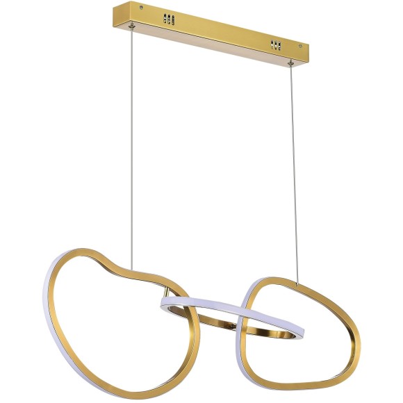 SL6505.203.26 Светильник подвесной ST-Luce Золотистый/Золотистый LED 1*26W 4000K ABRA SL6505.203.26 Светильник подвесной ST-Luce Золотистый/Золотистый LED 1*26W 4000K ABRA