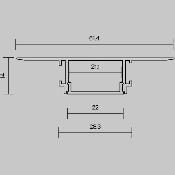 Профиль Led Strip 636019