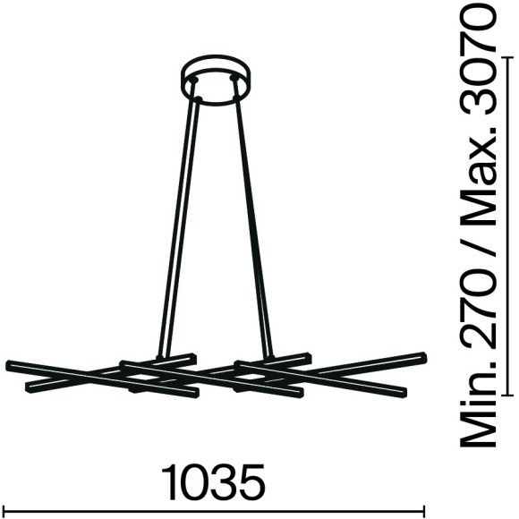 Подвесной светильник Maytoni MOD244PL-L50BSK Подвесной светильник Maytoni MOD244PL-L50BSK