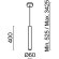 Подвесной светильник Maytoni MOD161PL-01W1