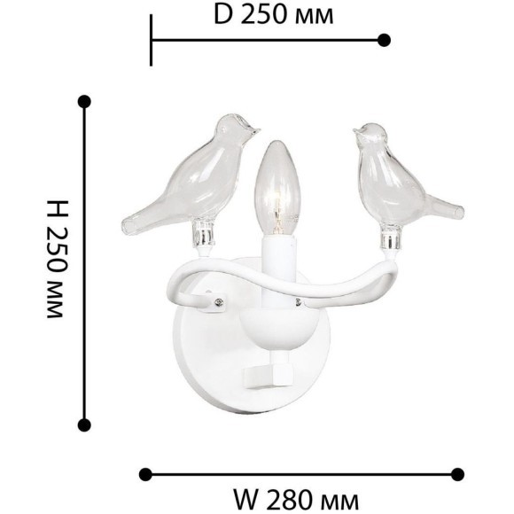 Бра Pajaritos 1751-1W Бра Pajaritos 1751-1W