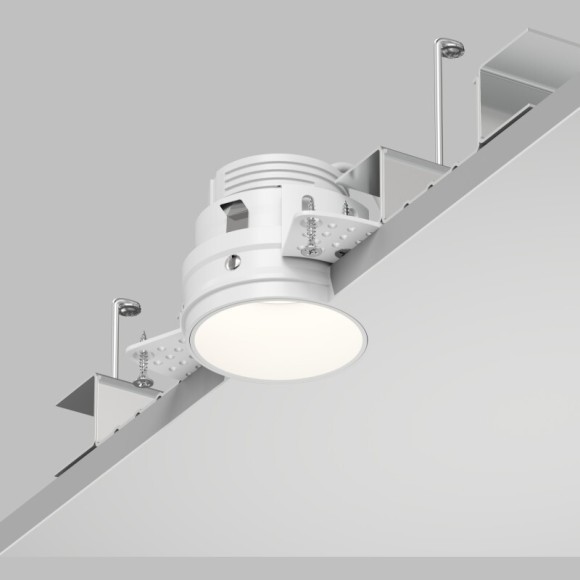 Встраиваемый светильник спот для ГКЛ SPOT HIDE Denkirs, до 15 Вт LED, GU10, IP20, алюминий, белый DK2146-WH Встраиваемый светильник спот для ГКЛ SPOT HIDE Denkirs, до 15 Вт LED, GU10, IP20, алюминий, белый DK2146-WH