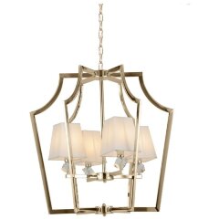 Подвесная люстра  LDP 1249-4 GD+WT