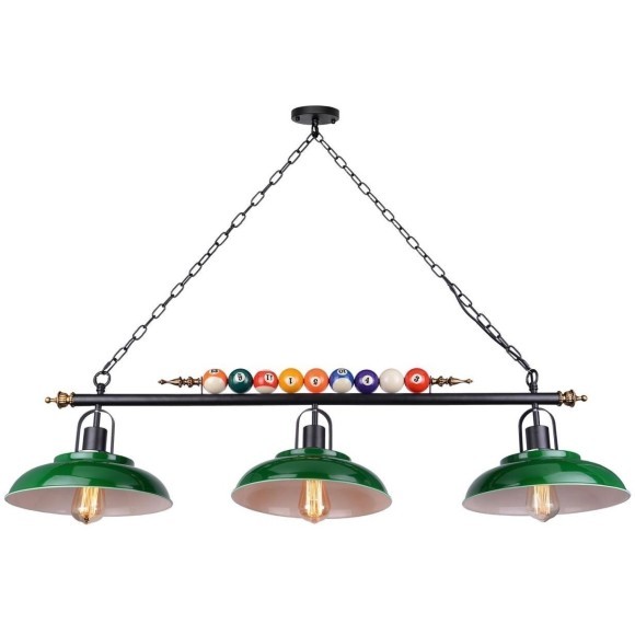 Подвесной светильник с 3 лампами Lussole LSP-9542 BADGER IP21 под лампы 3xE27 180W Подвесной светильник с 3 лампами Lussole LSP-9542 BADGER IP21 под лампы 3xE27 180W