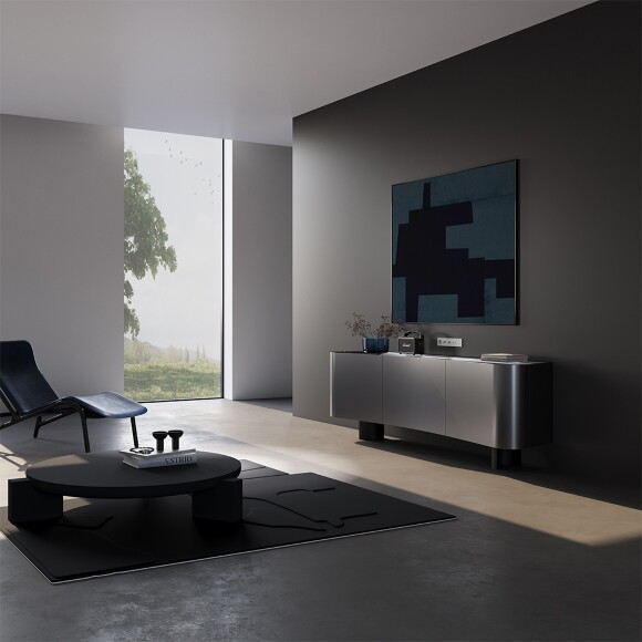 VLS060405 Розетка телевизионная оконечная для кабелей RG 6 - SAT 50 - SAT 703 - DG 113 (TV+SAT) (Телевизионный + Спутниковый) стального цвета VOLTUM S70 (сталь)