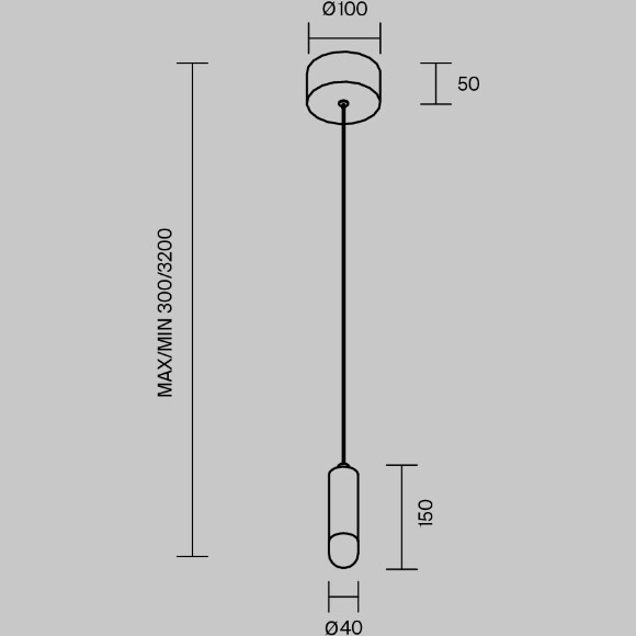 Подвесной светильник Maytoni MOD534PL-L4B3K1