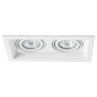 Встраиваемый светильник Arte Lamp A6661PL-2WH CANIS под лампы 2xGU10 50W