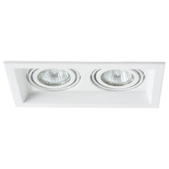Встраиваемый светильник Arte Lamp A6661PL-2WH CANIS под лампы 2xGU10 50W