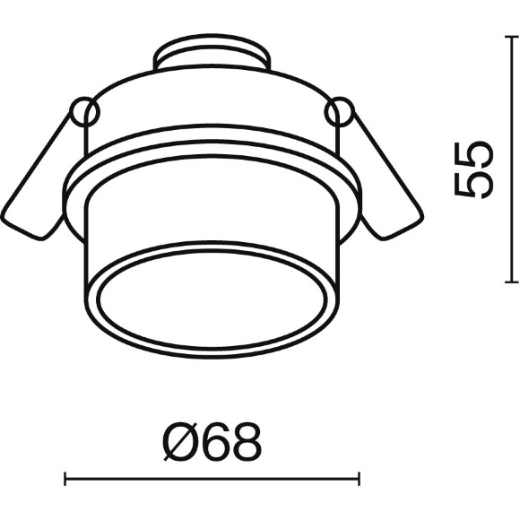 Встраиваемый светильник Technical DL050-01B Встраиваемый светильник Technical DL050-01B