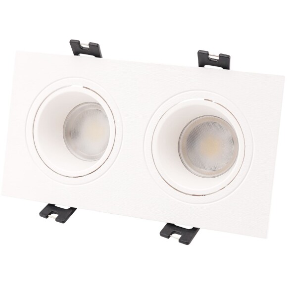 ST906.508.02_2 ST Luce Набор из двух светильников с 2 лампами, встраиваемых, со сменным светодиодным модулем LED 1*11.2W 4000K