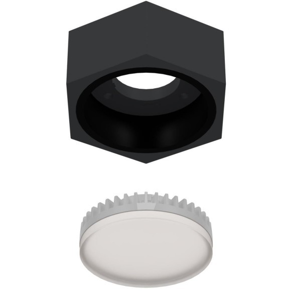 4667-1U, уличный светильник, L110xW95xH42, 1xGX53LEDx15W, IP54, excluded