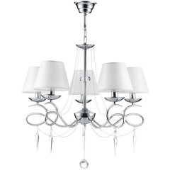 Люстра подвесная Freya FR2909-PL-05-CH Haley под лампы 5xE14 40W