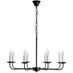 Подвесная люстра Arte Lamp GRAFF A1857LM-8BK