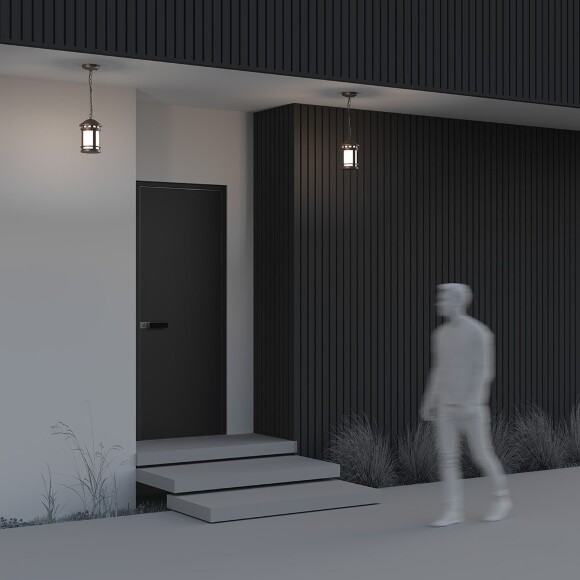 Уличный подвесной светильник Outdoor O031PL-01BR