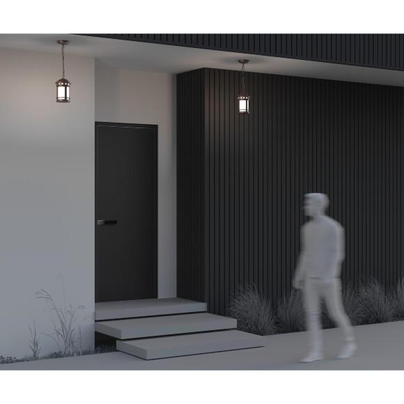 Уличный подвесной светильник Outdoor O031PL-01BR