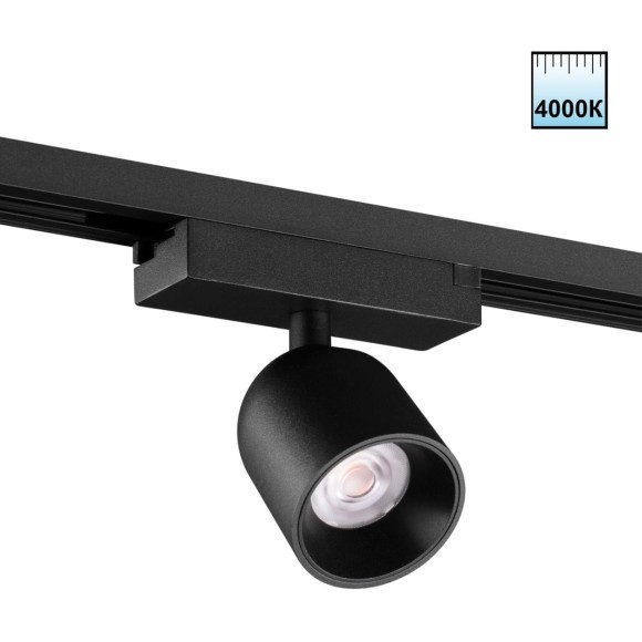 359804 Черный светодиодный однофазный двужильный трековый светильник 10Вт 882Лм 4000К 32° CRI≥90 180-265V IP20 Novotech SOLETTE 359804 Черный светодиодный однофазный двужильный трековый светильник 10Вт 882Лм 4000К 32° CRI≥90 180-265V IP20 Novotech SOLETTE