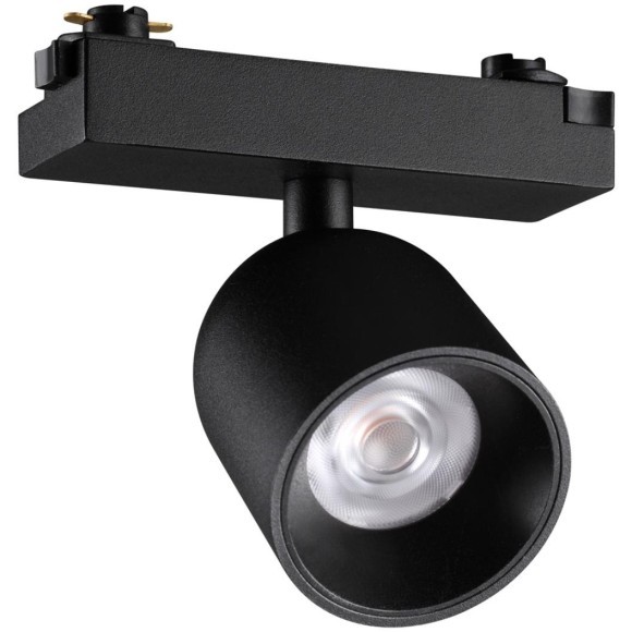 359804 Черный светодиодный однофазный двужильный трековый светильник 10Вт 882Лм 4000К 32° CRI≥90 180-265V IP20 Novotech SOLETTE 359804 Черный светодиодный однофазный двужильный трековый светильник 10Вт 882Лм 4000К 32° CRI≥90 180-265V IP20 Novotech SOLETTE