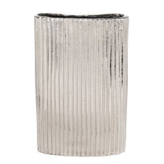 421452 NOSIMARO Ваза декоративная металл никель L190 B60 H300