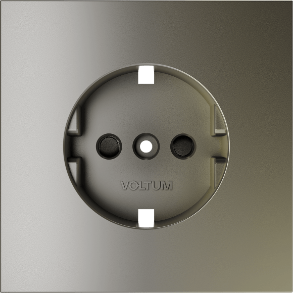 VLS060707 Розетка компьютерная RJ45 и ТV Телевизионная оконечная для антренных кабелей RG6 или РК 75-4,8-31. Патчкорд категории 6Е (для проводов CAT5-CAT6 до 10 Гбит/сек) графитового цвета VOLTUM S70 (графит)