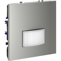 VLS070505 Датчик движения встраиваемый стального цвета. Расстояние до 9 м, угол до 120°, мощность 500 Ватт VOLTUM S70 (сталь)