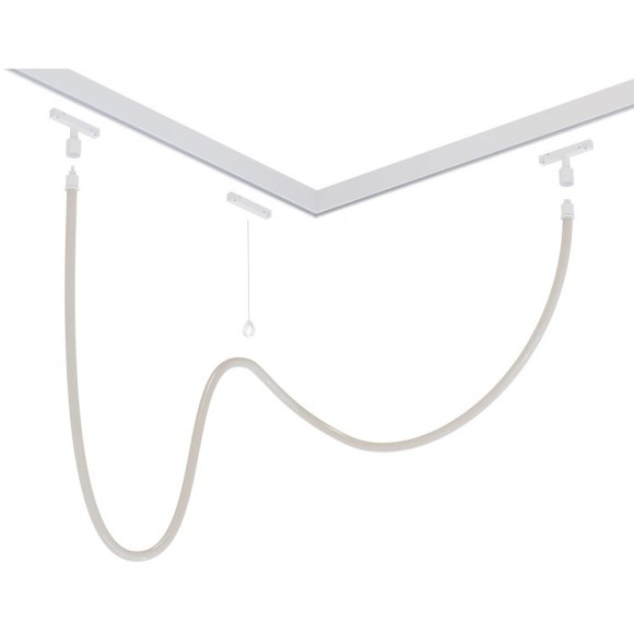 Магнитный гибкий трековый неон 5м белый металл Arte Lamp Loop A4911PL-1WH
