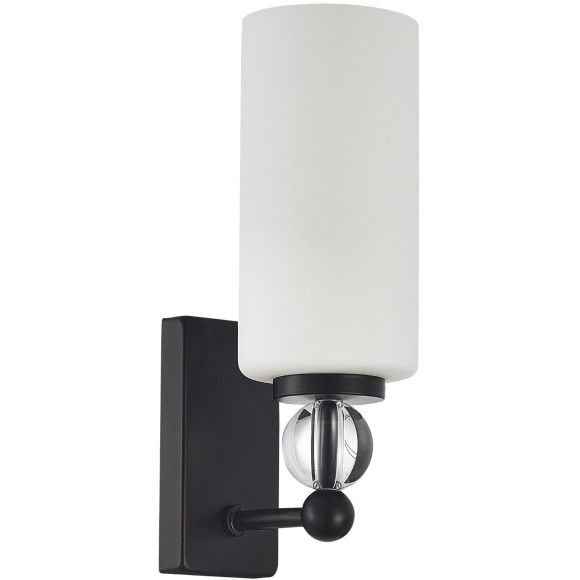 SL2003.401.01 Светильник настенный ST-Luce черный/белый E27 1*40W AURORA SL2003.401.01 Светильник настенный ST-Luce черный/белый E27 1*40W AURORA