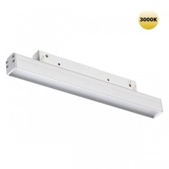 359198 Трековый светодиодный светильник Novotech Flum CRI90+ 3000К 900Лм 120° 12W