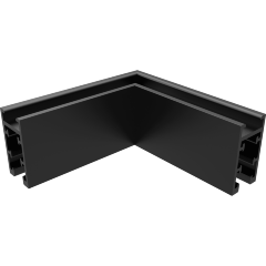 Crystal Lux CLT 0.216 04 BL 1408/124 Угловой 90° горизонтальный соединитель накладного одностороннего шинопровода серии UX5