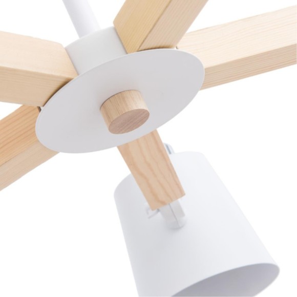 Люстра на штанге Arte Lamp A7141PL-5WH OSCAR под лампы 5xE27 40W