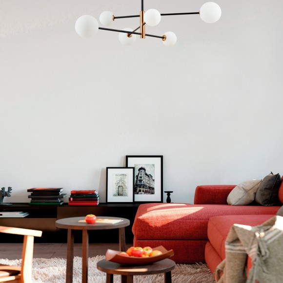 SLE220103-04 Светильник потолочный Черный, Бронза/Белый G9 4*5W ARCOLA SLE220103-04 Светильник потолочный Черный, Бронза/Белый G9 4*5W ARCOLA