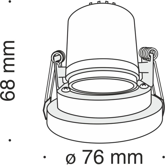 Встраиваемый светильник Technical DL040-L10W4K Встраиваемый светильник Technical DL040-L10W4K