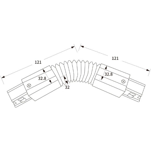Соединитель гибкий Accessorises TRA005CF-31B
