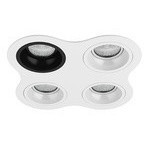 Встраиваемый светильник Lightstar D64607060606 Domino под лампы 4xGU5.3 200W Встраиваемый светильник Lightstar D64607060606 Domino под лампы 4xGU5.3 200W