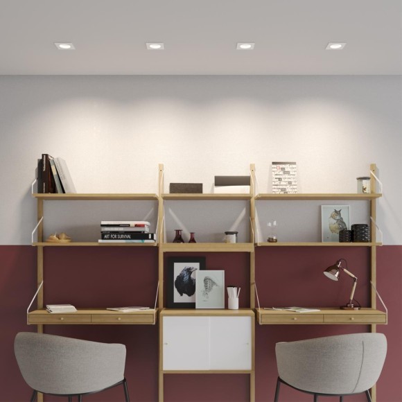 371001 Квадратный белый встраиваемый спот с антибликовым фильтром под лампу GU10 Novotech MORUS WIR 371001 Квадратный белый встраиваемый спот с антибликовым фильтром под лампу GU10 Novotech MORUS WIR