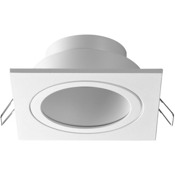 371001 Квадратный белый встраиваемый спот с антибликовым фильтром под лампу GU10 Novotech MORUS WIR 371001 Квадратный белый встраиваемый спот с антибликовым фильтром под лампу GU10 Novotech MORUS WIR