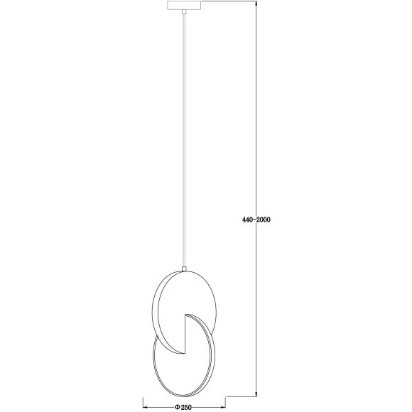 Подвесной светильник Nova FR6002PL-L15CH