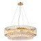 Хрустальная подвесная золотая люстра в виде кольца Favourite 4779-10P