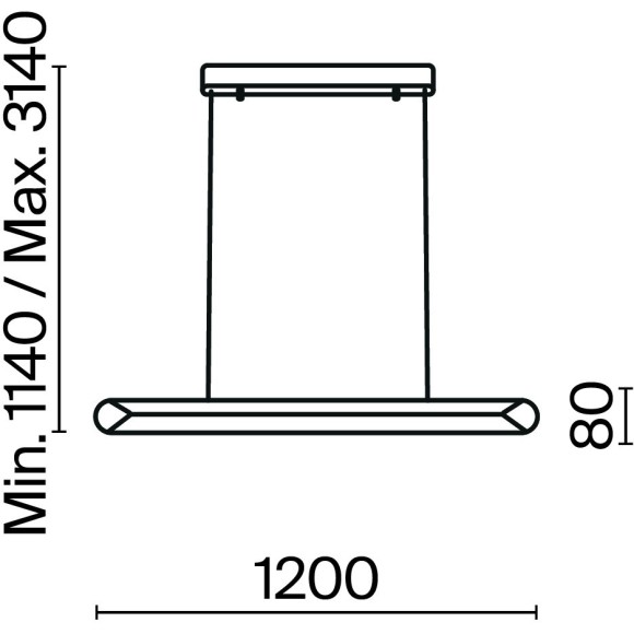 Подвесной светильник Maytoni MOD276PL-L40W3K