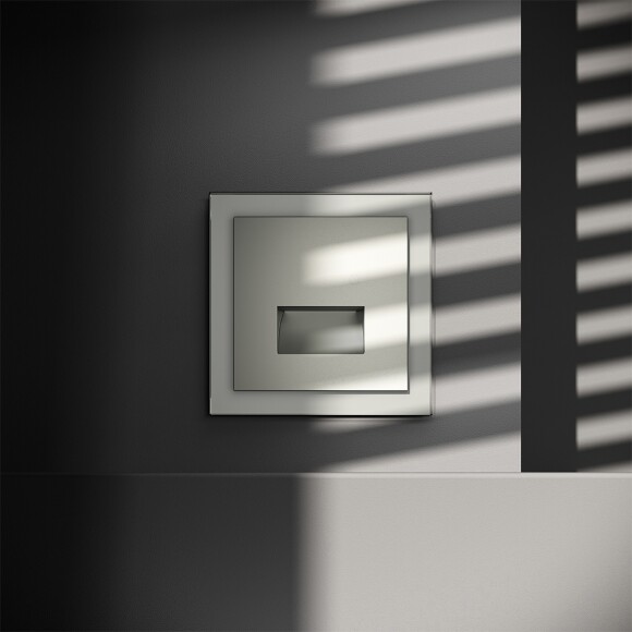 VLS070705 Подсветка светодиодная встраиваемая в подрозетник с датчиком движения и сенсорным выключателем (без рамки) стального цвета VOLTUM S70, 3000-4200-6500 Кельвинов, 1 Ватт, 120 Градусов (сталь) VLS070705 Подсветка светодиодная встраиваемая в подрозетник с датчиком движения и сенсорным выключателем (без рамки) стального цвета VOLTUM S70, 3000-4200-6500 Кельвинов, 1 Ватт, 120 Градусов (сталь)