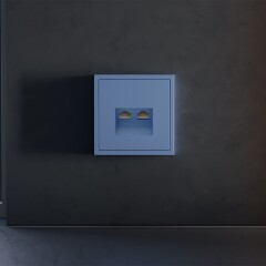 VLS001415 Накладка для розетки компьютерной двойной RJ45 категории 6Е (для проводов CAT5-CAT6 до 10 Гбит/сек) синего джинсового цвета VOLTUM S70 (деним) VLS001415 Накладка для розетки компьютерной двойной RJ45 категории 6Е (для проводов CAT5-CAT6 до 10 Гбит/сек) синего джинсового цвета VOLTUM S70 (деним)