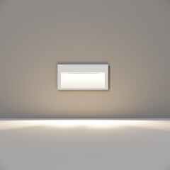Maytoni Futo O512SL-L3W3K Уличный прямоугольный белый светодиодный светильник встраиваемый в стены, архитектурная подсветка лестницы, дорожки или фасада, LED SMD2835 3Вт 3000K CRI90 40° IP65 220V