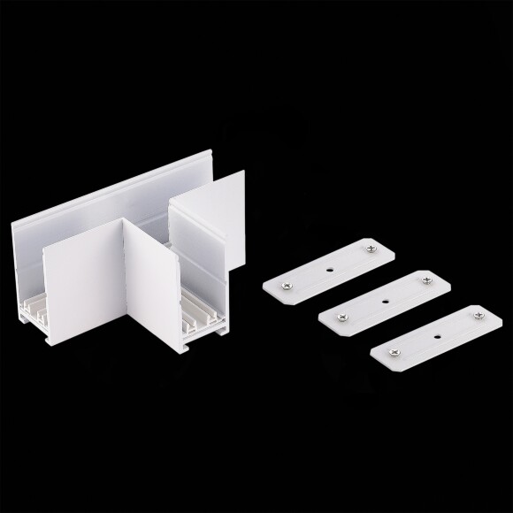 ST Luce ST015.522.22H T-образный белый соединитель для накладных и подвесных шинопроводов серии Skyline 220