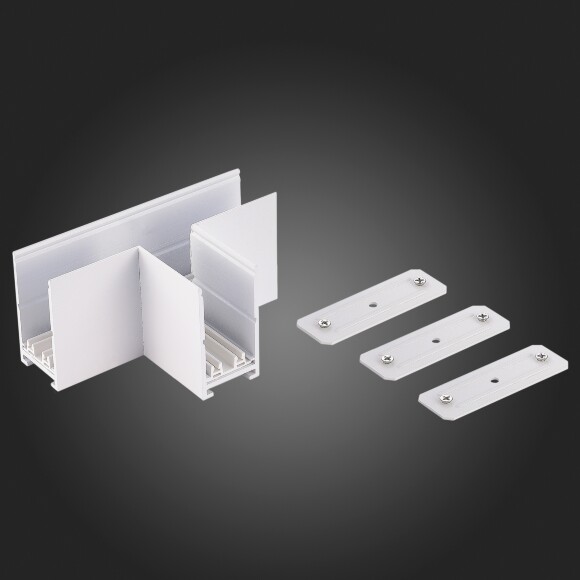 ST Luce ST015.522.22H T-образный белый соединитель для накладных и подвесных шинопроводов серии Skyline 220