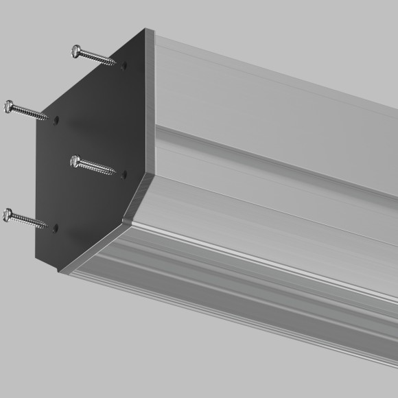 Комплект 2 боковых заглушек (для профиля TR3044-AL) Smart 220V Denkirs TR3047-AL